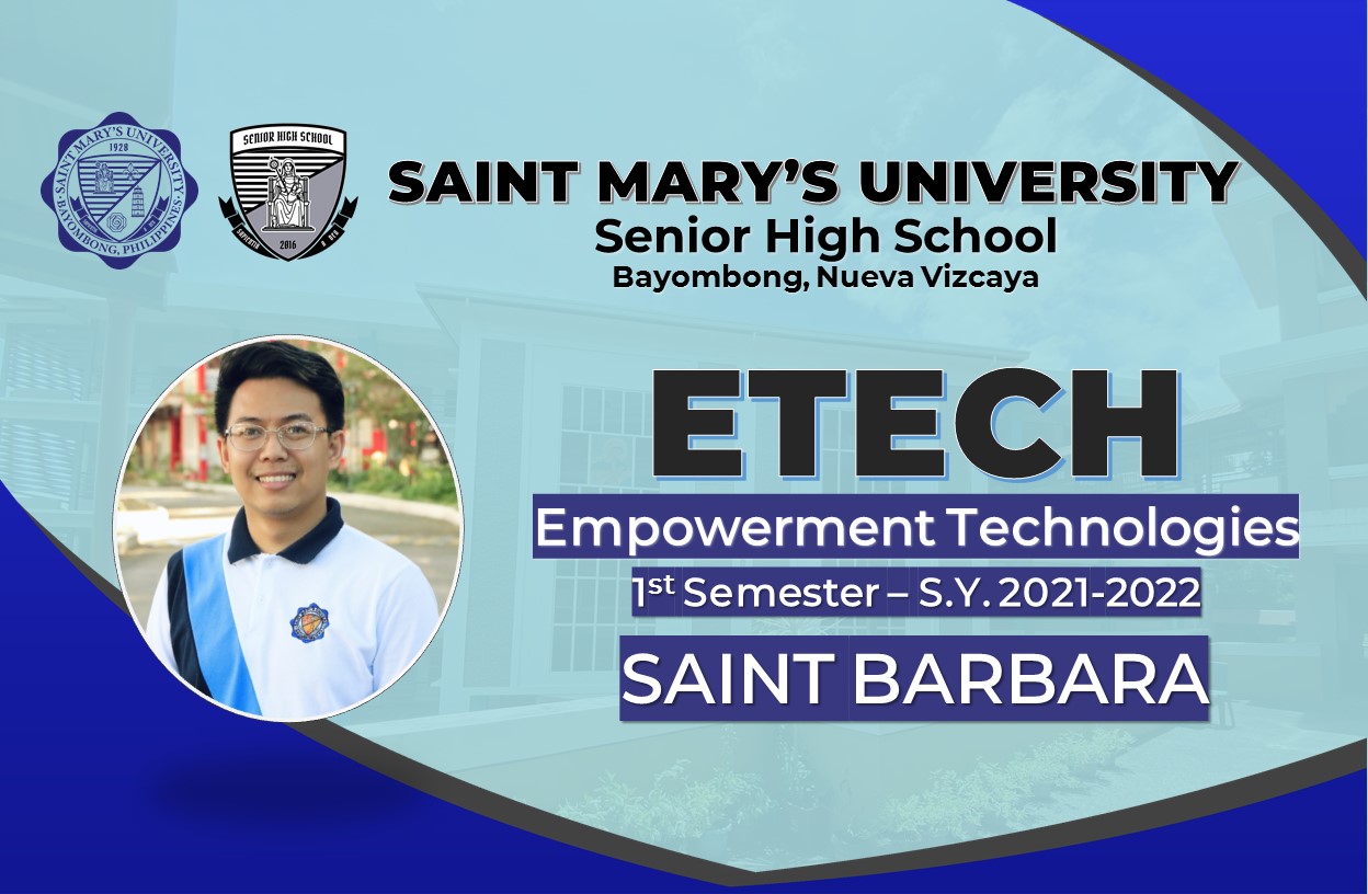 Empowerment Technologies Monday 8:00-12:00