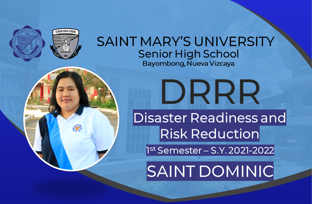 Disaster Readiness and Risk Reduction Tuesday 8:00-12:00
