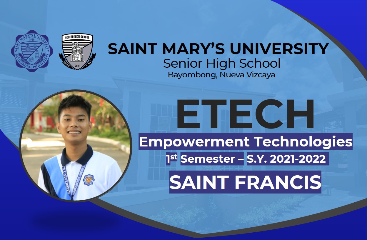 Empowerment Technologies Thursday 1:00-5:00