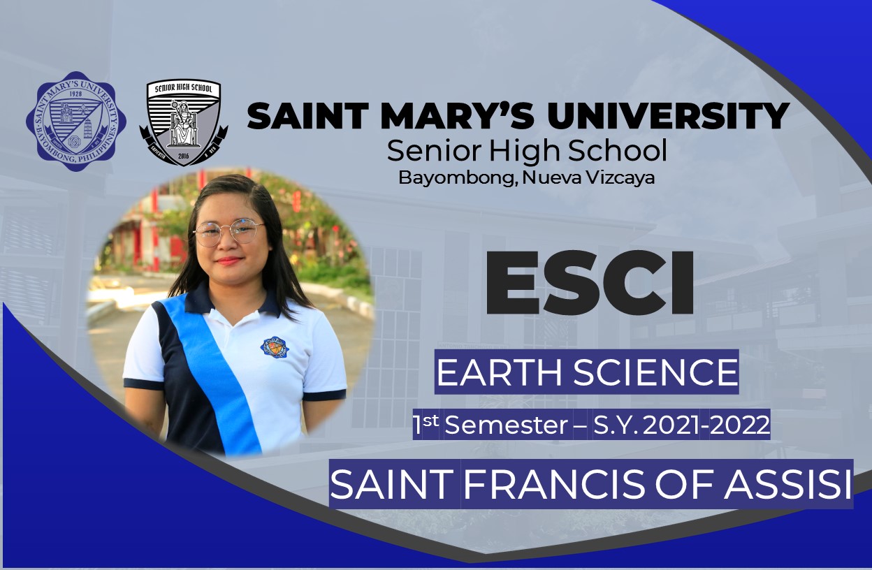 St. Francis of Assisi Earth Science Friday 1:00-4:00