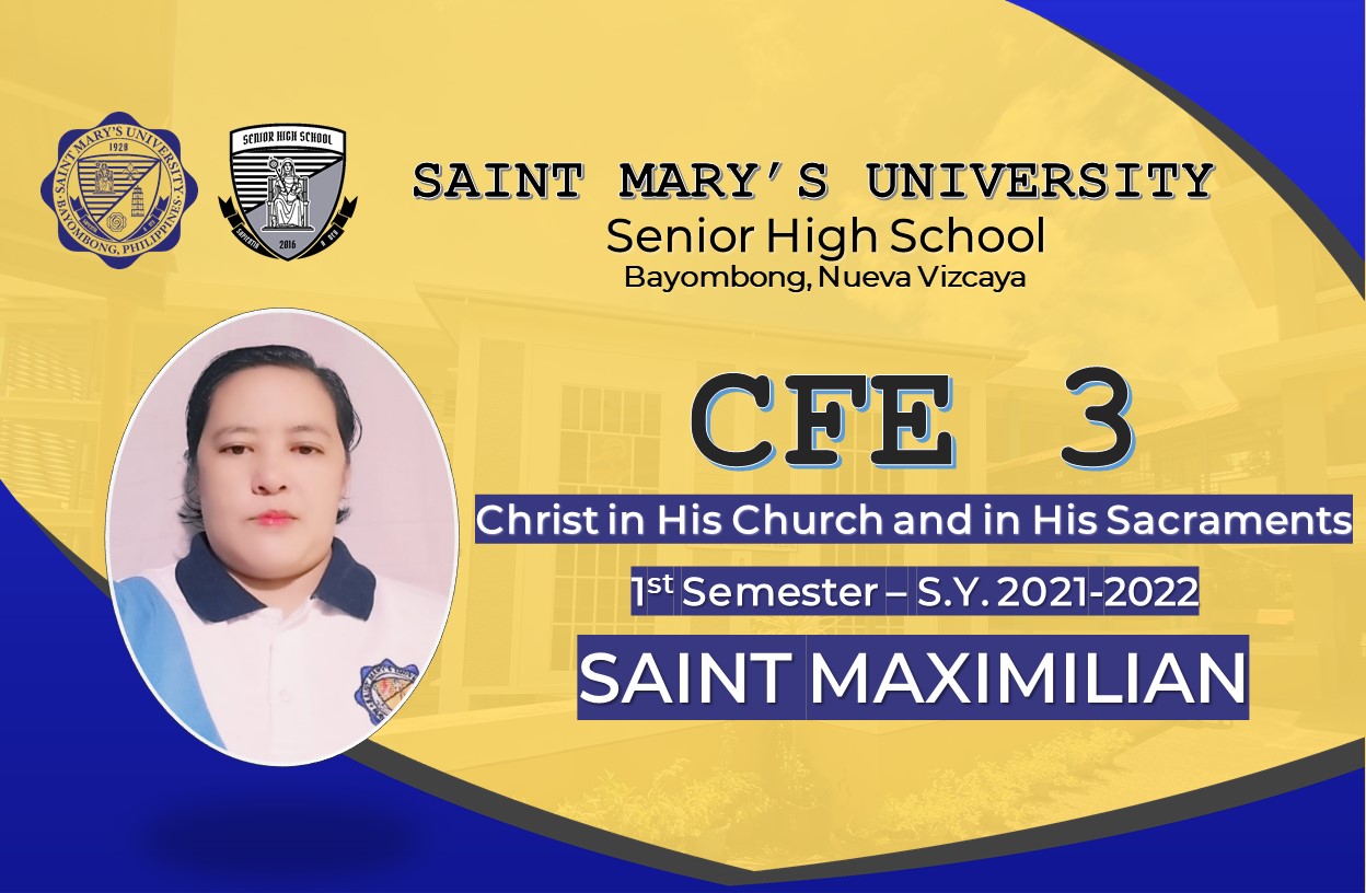 St. Maximilian Christ in His Church and His Sacrament