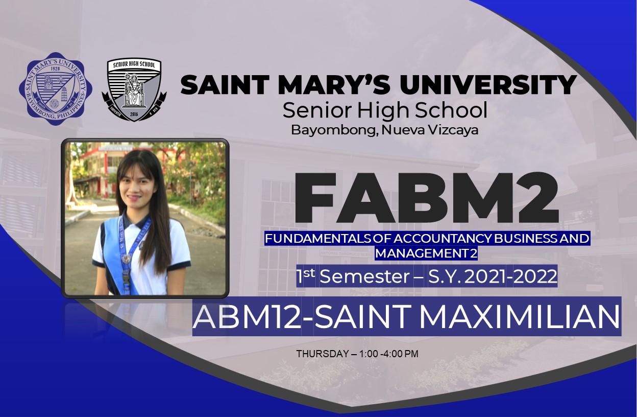 Fundamentals of Accountancy and Business Management 2