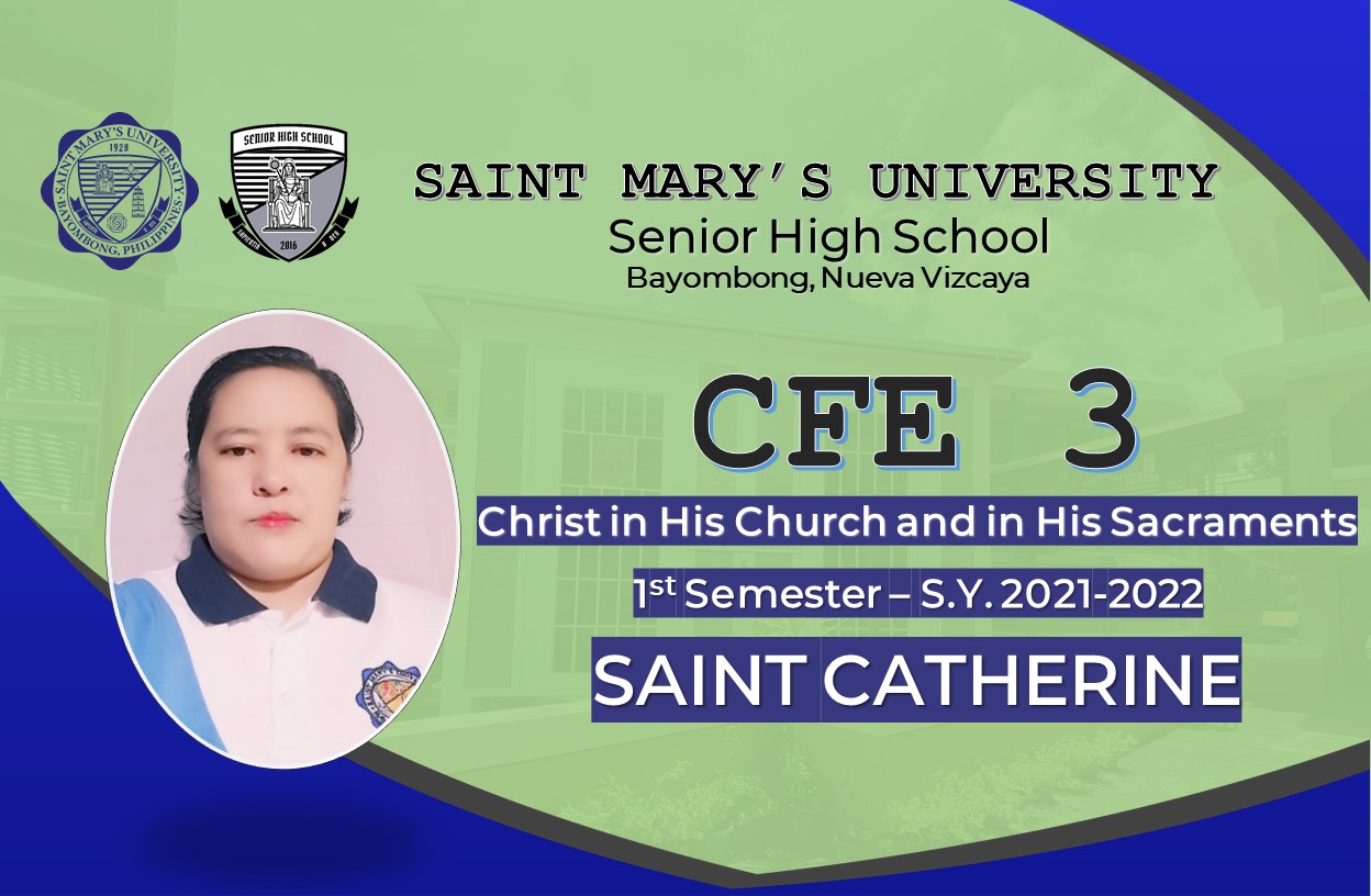 St. Catherine Christ in His Church and His Sacraments 