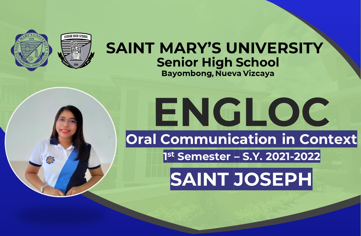 Oral Communication in Context Monday 1:00-5:00