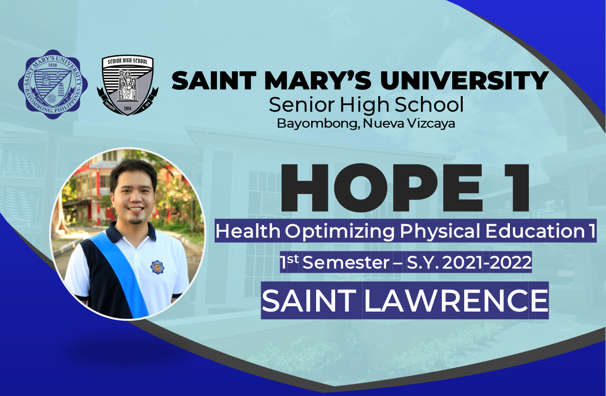 Health- Optimizing Physical Education 1 Friday  11:00-12:00