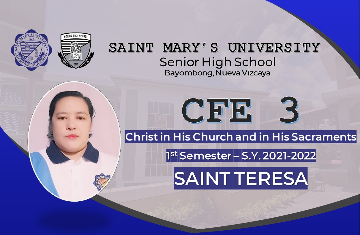 St. Teresa Christ in His Church and His Sacraments