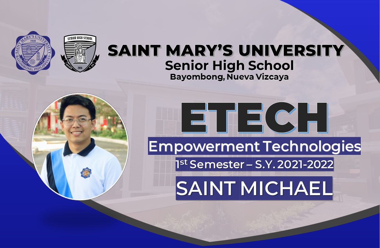 Empowerment Technologies Tuesday 1:00-5:00