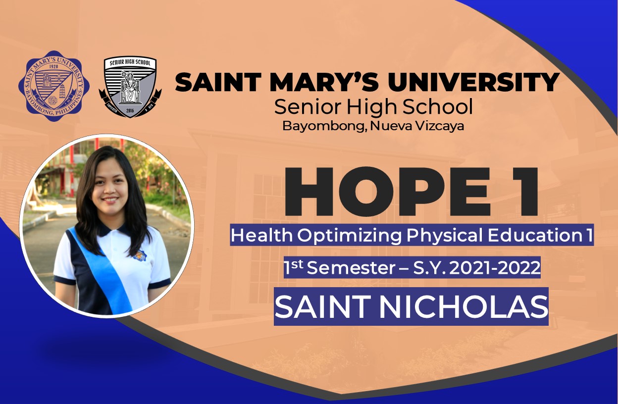 Health- Optimizing Physical Education 1 Monday 4:00-5:00