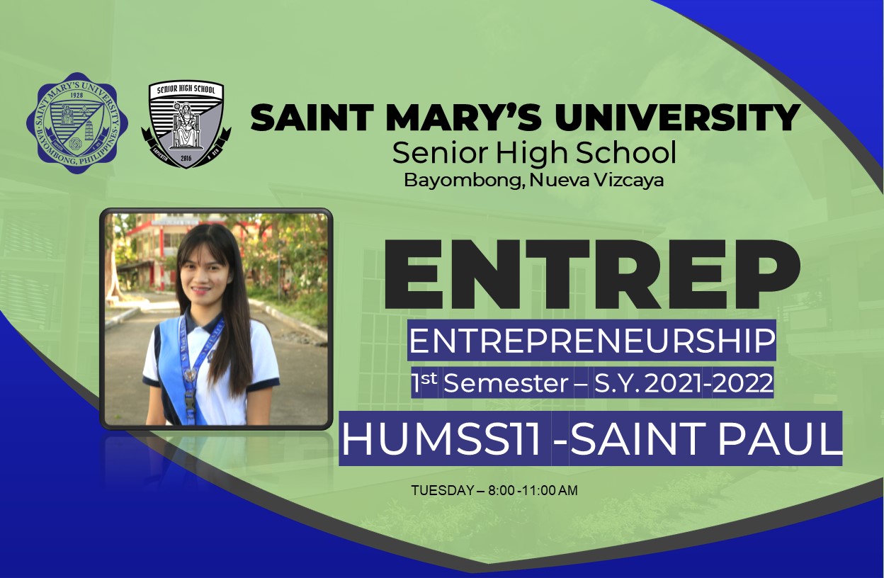 Entrepreneurship Tuesday 8:00-12:00