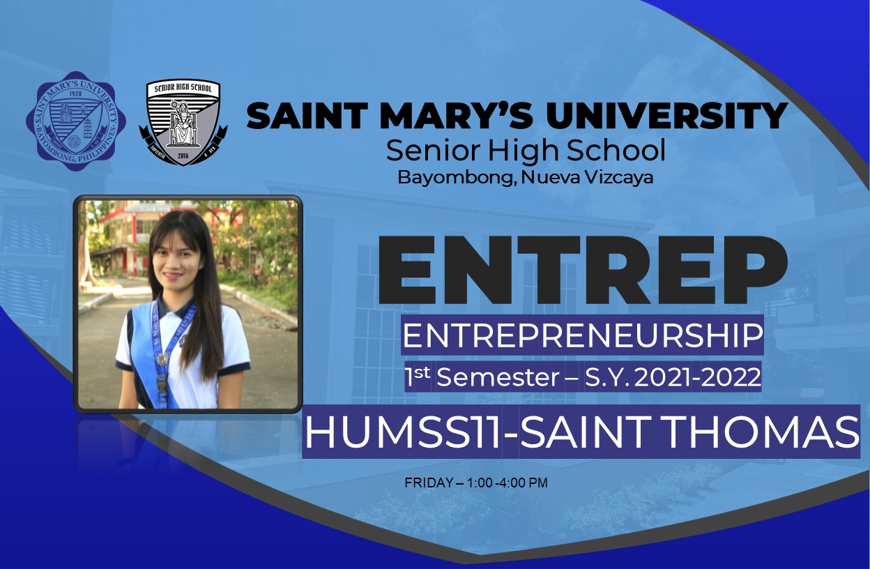 Entrepreneurship Friday 1:00-5:00