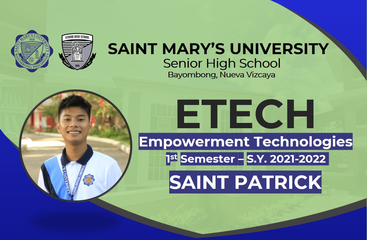 Empowerment Technologies Tuesday 8:00-12:00