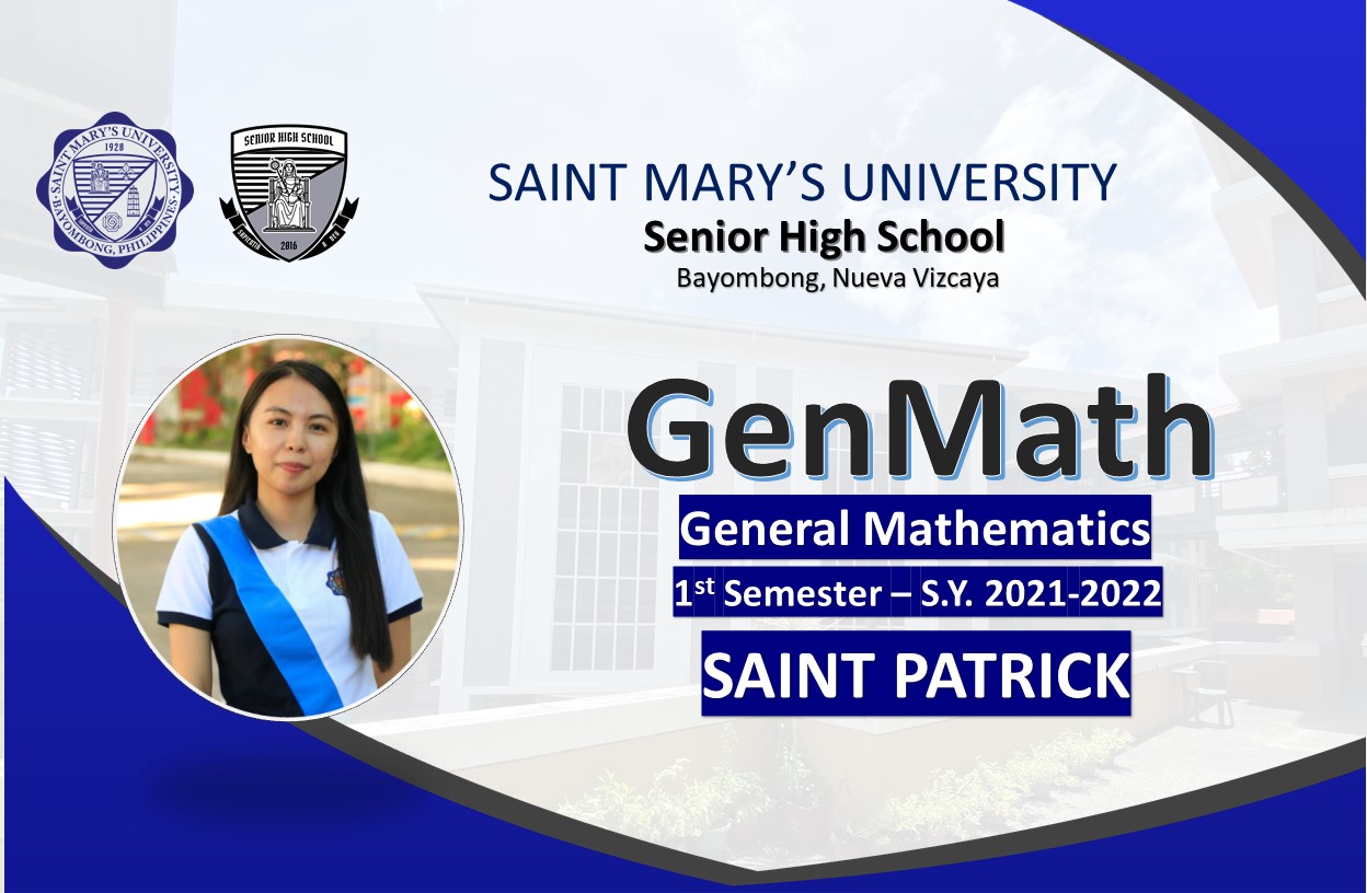 General Mathematics Wednesday 8:00-12:00