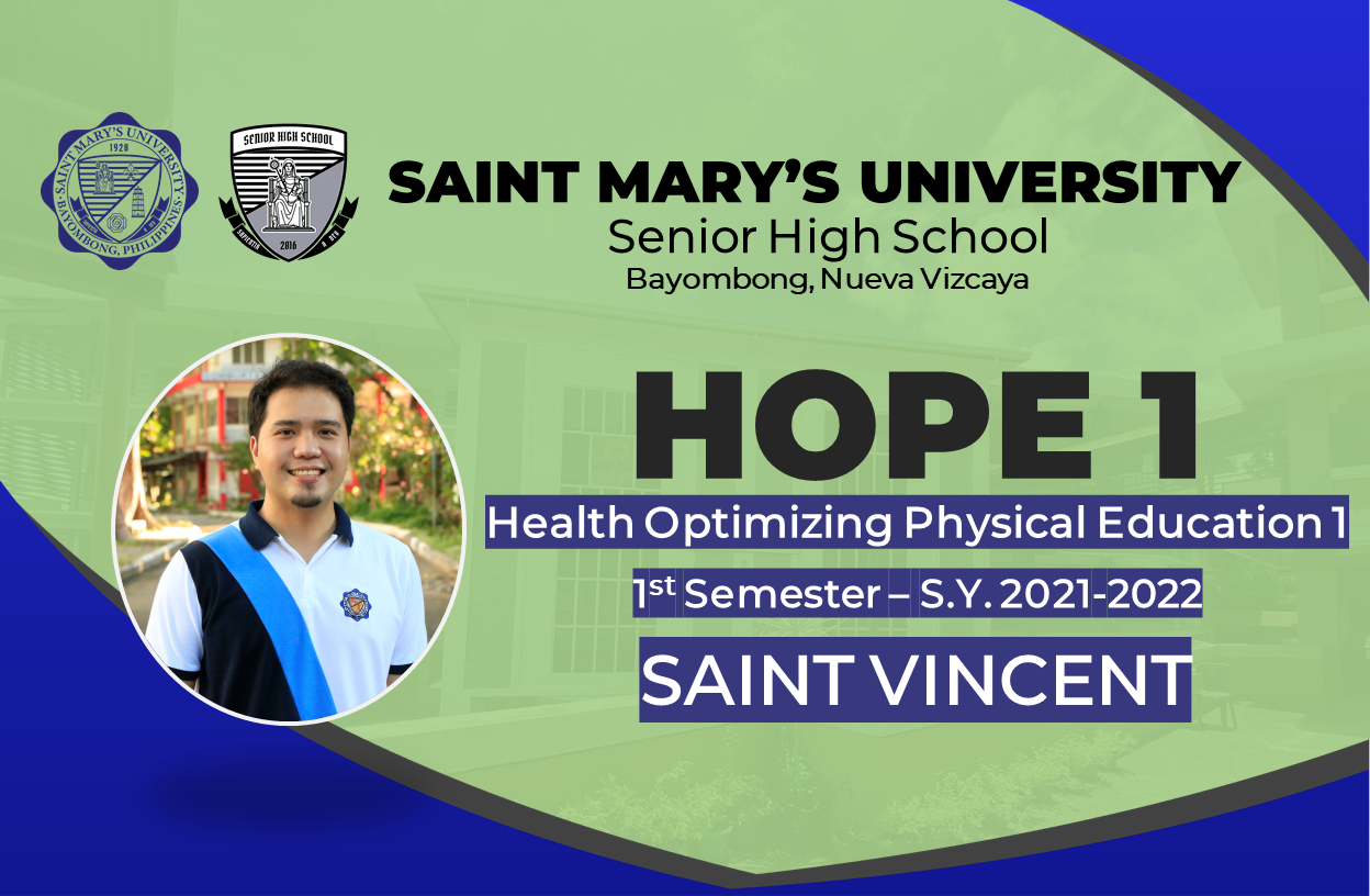 Health- Optimizing Physical Education 1 Tuesday 8:00-9:00