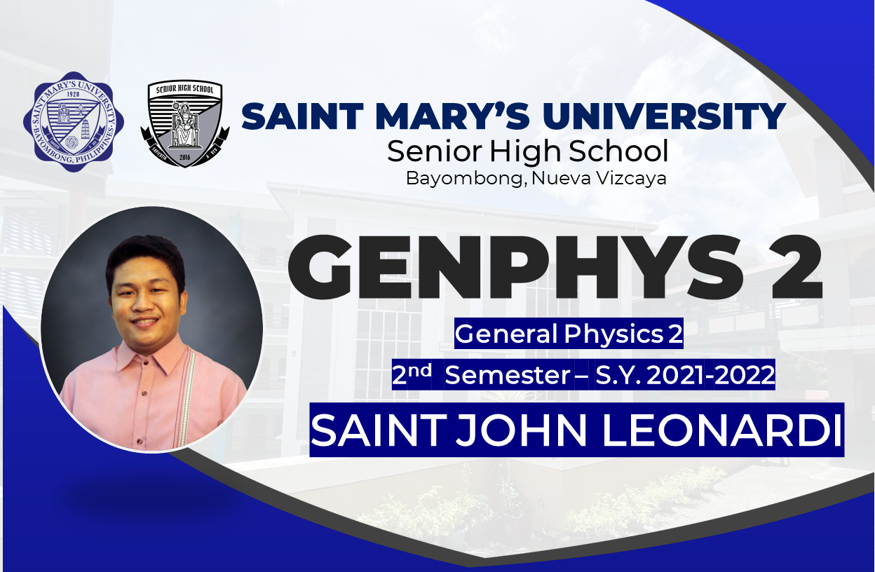 General Physics 2  Monday 1:00 - 5:00