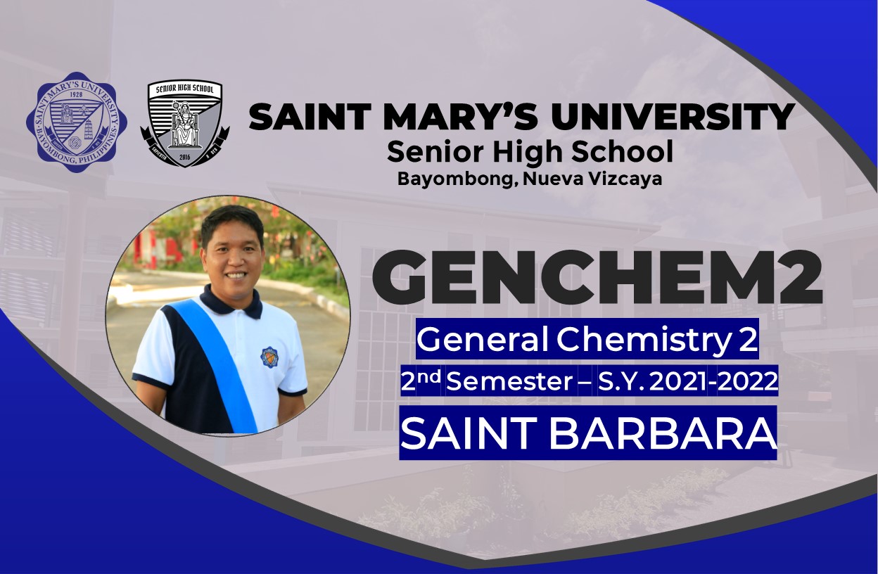 st. BARBARA General Chemistry 2