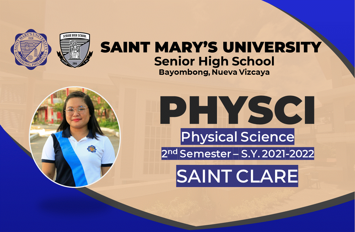 PHYSCI ST.CLARE 1PM-5PM THURSDAY