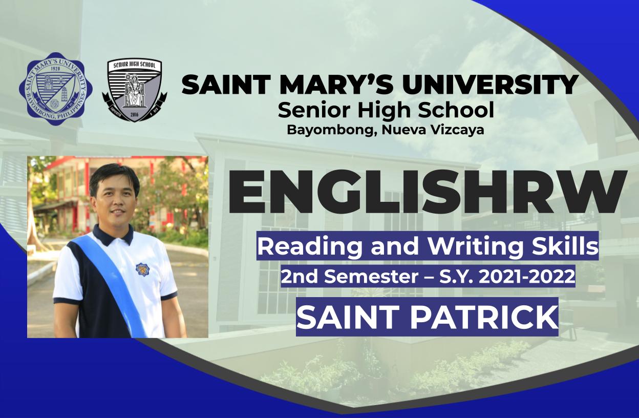 Reading and Writing Skills