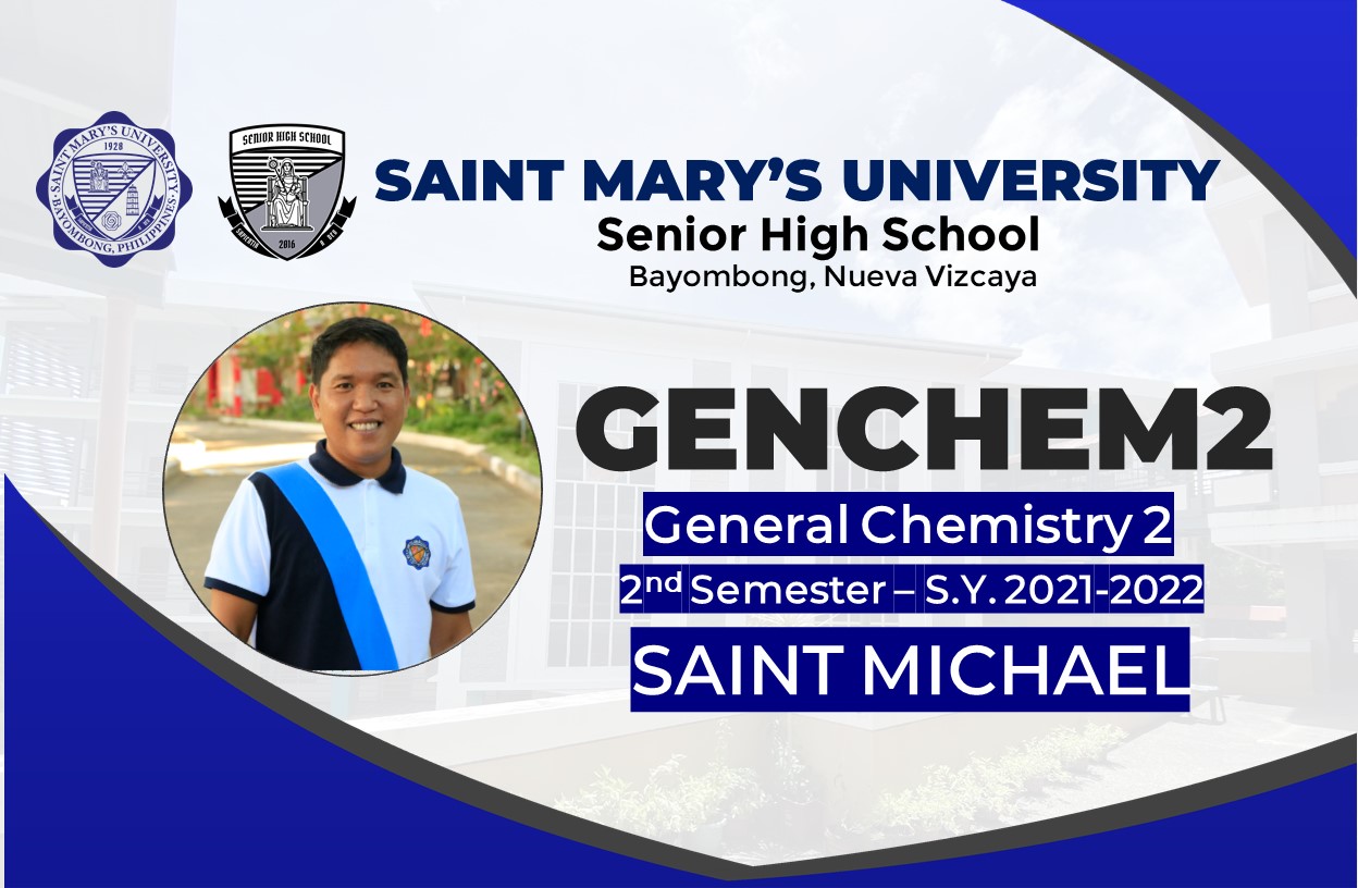 st.  MICHAEL General Chemistry 2